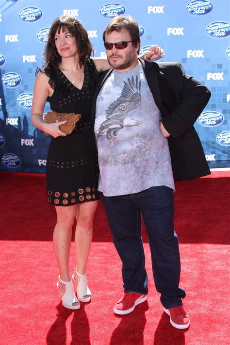 A Closer look to Jack Black wife .